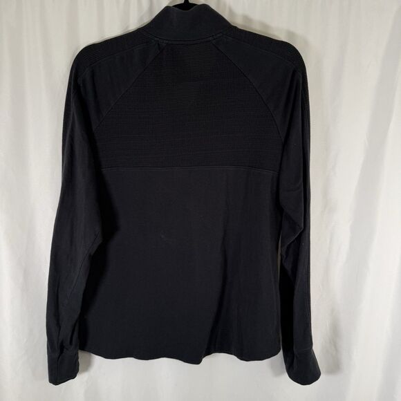 TCU Under Armour Sweater Large Black 1/4 Zip Turtleneck Long Sleeve Breathable - Picture 10 of 13